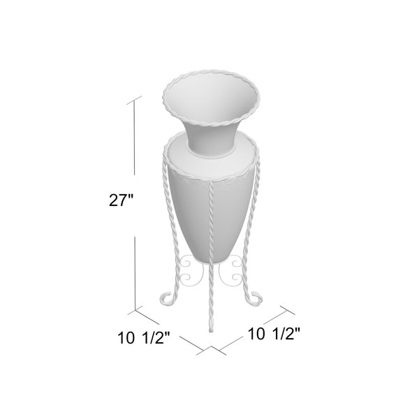 Fleur De Lis Living Cissell Metal Floor Vase & Reviews Wayfair